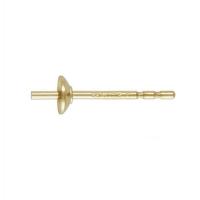 Doublé or broche de perle, 14K rempli d’or, DIY & styles différents pour le choix, doré, protéger l'environnement, sans nickel, plomb et cadmium, 3-6mm, Vendu par paire