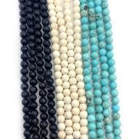 Tyrkysové korálky, Přírodní Turquoise, Kolo, DIY & různé velikosti pro výběr, více barev na výběr, Prodáno za Cca 14.96 inch Strand