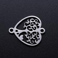 RVS Verbinder, 201 Roestvrij staal, Tree of Life, mode sieraden & gepolijst & DIY & uniseks, meer kleuren voor de keuze, 17.50x15mm, 5pC's/Bag, Verkocht door Bag