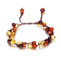 Amber Armband, met Knoopkoord, mode sieraden & voor vrouw, Lengte Ca 7.09 inch, Verkocht door PC