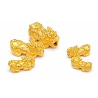 Brass Jewelry Beads Mythical Wild Animal high quality plated DIY golden Sold By PC