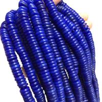 Natural Lapis Lazuli Beads Flat Round & DIY blue Sold Per Approx 38 cm Strand