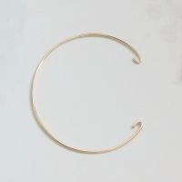 Oro-llenado Bangle Ajuste, 14K lleno de oro, Bricolaje & diferentes estilos para la opción, dorado, libre de níquel, plomo & cadmio, Vendido por UD