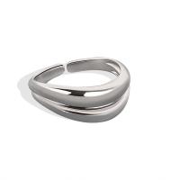 Messing Cuff fingerring, forgyldt, for kvinde, flere farver til valg, nikkel, bly & cadmium fri, 1.60mm, Solgt af PC