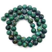 Turquoise Kralen, Afrikaans Turquoise, Ronde, DIY & verschillende grootte voor keus, groen, Per verkocht Ca 14.96 inch Strand