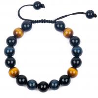 Gemstone Bracciali, Pietra naturale, with poliestere, unisex & anti-fatica, nessuno, 10mm, Lunghezza Appross. 21 cm, Venduto da PC