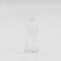 Clear Quartz punkt Dekoration, Konisk, poleret, klar, 50-80mm, Solgt af PC