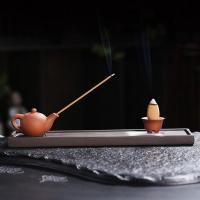 Backflow Incense Burner Purple Clay handmade for home and office & durable & multifunctional Sold By PC