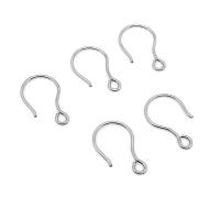 Cruach dhosmálta Hook Earwire, 316 Cruach dhosmálta, snasta, jewelry faisin & DIY & unisex, dath bunaidh, 16x10x0.80mm, Díolta De réir PC