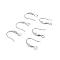 Cruach dhosmálta Hook Earwire, 304 Cruach dhosmálta, Litir U, meaisín snasta, jewelry faisin & snasta & DIY & unisex, dath bunaidh, 16x14x0.80mm, Poll:Thart 2mm, Díolta De réir PC