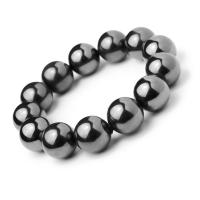 Ematite braccialetto, lucido, gioielli di moda & per l'uomo, 18mm, Venduto per Appross. 8.27 pollice filo