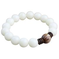 Bodhi Root Buddhist Beads Bracelet with Coconut polished fashion jewelry & Unisex 12mm Approx Sold By Strand