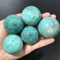 Amazonite sphère de boule, Rond, poli, bleu, Vendu par PC