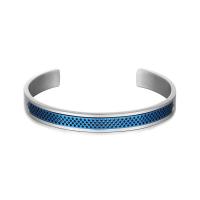 Titanium Steel Σφαλιάρα Bangle, κοσμήματα μόδας & για τον άνθρωπο & κοίλος, περισσότερα χρώματα για την επιλογή, 66x40x8mm, Sold Με PC