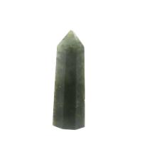 Natuurlijke Quartz punt Decoratie, Conische, gepolijst, groen, 50-90mm, Verkocht door PC