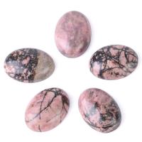 rhodonite cabochon, Ovale, lucido, DIY & formato differente per scelta, Venduto da PC