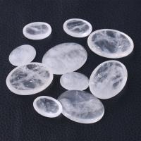 Φυσικό χαλαζία Cabochon, Clear Quartz, Ωοειδής, DIY & διαφορετικό μέγεθος για την επιλογή, Sold Με PC