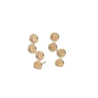 Clou boucle d'oreille en laiton, Placage de couleur d'or, DIY & styles différents pour le choix, plus de couleurs à choisir, protéger l'environnement, sans nickel, plomb et cadmium, Vendu par paire