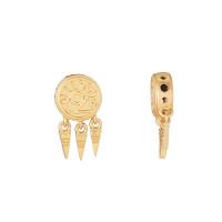 Messing Schmuck Anhänger, goldfarben plattiert, DIY & verschiedene Stile für Wahl & 1/1-Schleife, keine, frei von Nickel, Blei & Kadmium, Bohrung:ca. 3mm, 10PCs/Menge, verkauft von Menge