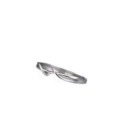 Zinc Alloy Manchet Finger Ring, silver plated, verstelbaar & voor vrouw, nikkel, lood en cadmium vrij, Maat:6-8, Verkocht door PC