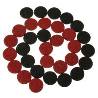 Bead, Flad Rund, udskårne, flere farver til valg, 26x26x7mm, 16pc'er/Strand, Solgt Per Ca. 16.5 inch Strand