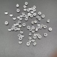 Σιλικόνη Ear Nut Component, λευκό, 5x4mm, Sold Με PC