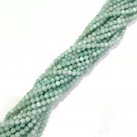 Perles amazonite, Rond, poli, DIY, bleu, 6mm, Vendu par Environ 38 cm brin