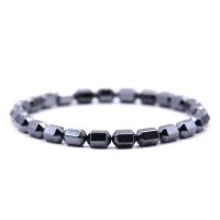 Sinc Alloy Bracelet, plátáilte, unisex, dathanna níos mó le haghaidh rogha, 5x8mm, Fad 19 cm, Díolta De réir PC