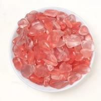 Chips Gemstone, quarzo naturale, Schegge, lucido, rosso, Venduto da borsa