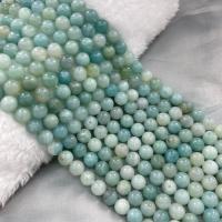 Amazonit Beads, du kan DIY, blå, Solgt Per Ca. 38 cm Strand