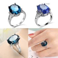 Cubic Zircon Brass Finger Ring ring shape platinum color plated fashion jewelry & Unisex & with cubic zirconia Sold By PC