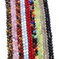 Blandet Gemstone perler, Ædelsten, Runde, Star Cut Faceted & du kan DIY & forskellige materialer til valg & forskellig størrelse for valg, flere farver til valg, Solgt Per Ca. 14.96 inch Strand