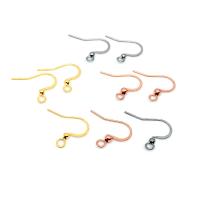 Stainless Steel Hook Earwire 316 Stainless Steel Galvanic plating fashion jewelry & polished & DIY & Unisex Sold By PC