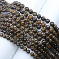 Bronzite steenkralen, Bronzite Stone, gepolijst, DIY & verschillende grootte voor keus, 8mm,10mm, Per verkocht Ca 14.96 inch Strand