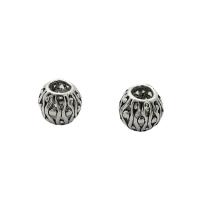 Perles en argent sterling 925, Seau, Vintage & DIY & creux, 8.80x9.50mm, Trou:Environ 4mm, Vendu par PC