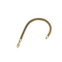 Ijzeren armbanden, Ijzer, ijzer karabijn, voor de mens, gouden, 6mm, Lengte 21 cm, Verkocht door PC