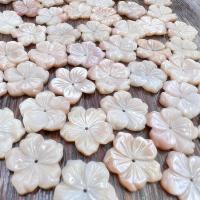 Pink Shell Bead Cap, Bloem, Gesneden, DIY, lichtroze, 20mm, Verkocht door PC