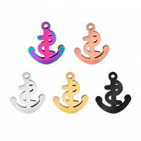 Stainless Steel Pendants 304 Stainless Steel Anchor Vacuum Ion Plating DIY Sold By PC