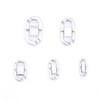 Titanium Steel Interlocking Clasp DIY original color Sold By PC