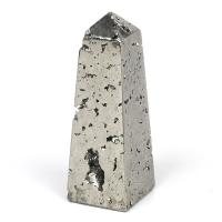 Pyrite dorée décoration, Conique, poli, 20-25mmx50-80mm, Vendu par PC