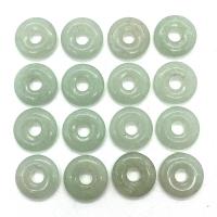 Natural Aventurine Pendants Green Aventurine Donut DIY green Sold By PC