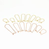 316L roestvrij staal Hendel terug Earring Wires, Galvanische beplating, DIY & uniseks & machine polijsten & verschillende grootte voor keus, meer kleuren voor de keuze, 100pC's/Bag, Verkocht door Bag