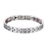 Stainless Steel smycken Armband, 304 rostfritt stål, mode smycken & Unisex, ursprungliga färgen, 6.50mm, Längd Ca 7.87 inch, Säljs av PC