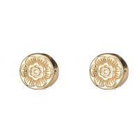 Brass Spacer perle, Mesing, 14K zlatno ispunjeno, možete DIY & različitih stilova za izbor, više boja za izbor, nikal, olovo i kadmij besplatno, 8mm, 2računala/Lot, Prodano By Lot