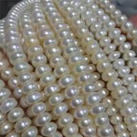 Kartoffel ferskvandskulturperle Beads, Ferskvandsperle, du kan DIY, hvid, Solgt Per Ca. 38 cm Strand