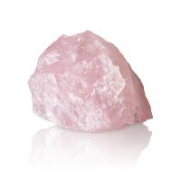 Rose Quartz Dekoration, forgyldt, lyserød, Solgt af PC