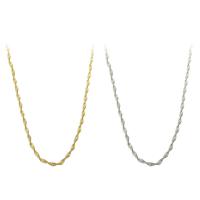 Stainless Steel Necklace Chain 304 Stainless Steel Chain Vacuum Plating Length Approx 20.5 Inch Sold By PC