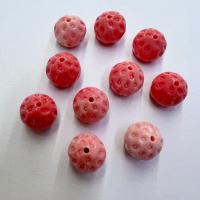 Shell Pulver Bead, DIY, rosa, 11x12mm, Säljs av PC