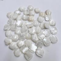 Colgantes de Nácar, Shell estadounidense, Tallado, Blanco, 12x15mm, Vendido por UD