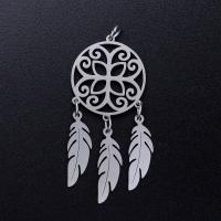 Stainless Steel Pendants 201 Stainless Steel Dream Catcher Vacuum Ion Plating fashion jewelry & polished & DIY & Unisex Sold By Bag